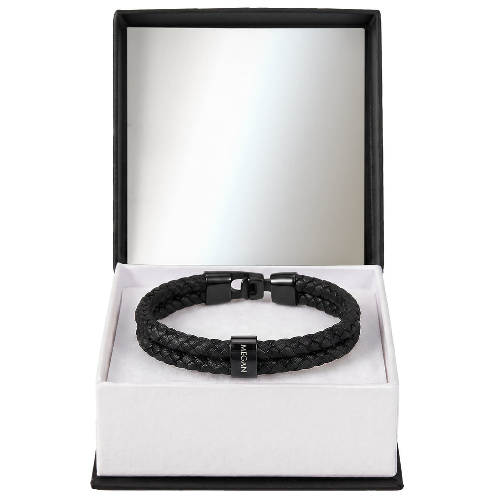 Mens Personalized Name Bracelet