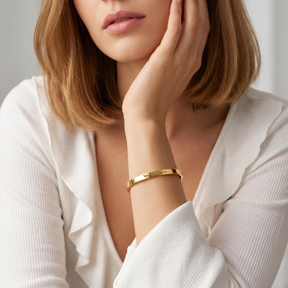 Cuff Bracelet – Engraved