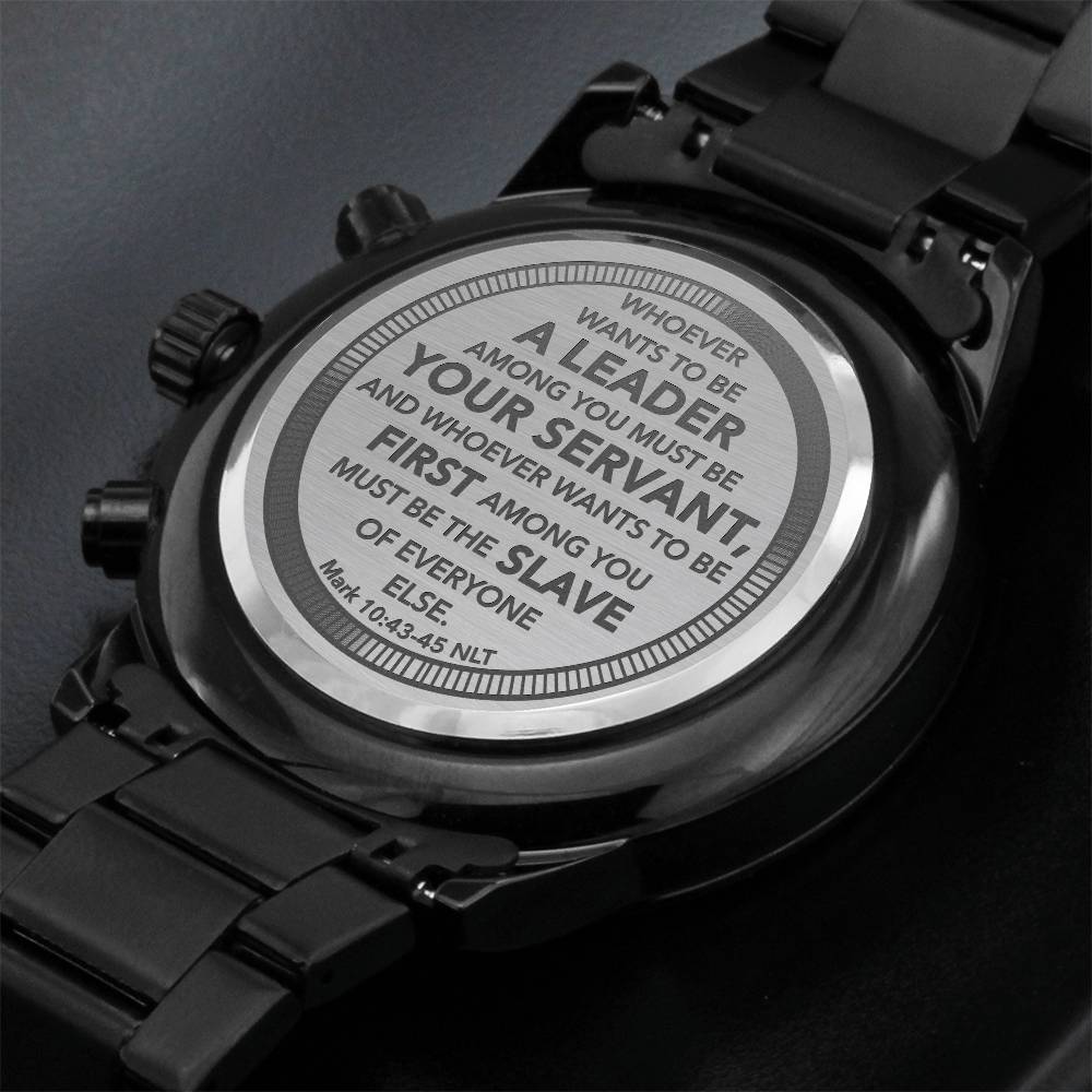 Whoever Wants to Be a Leader (Mark 10:43) – Men's Watch