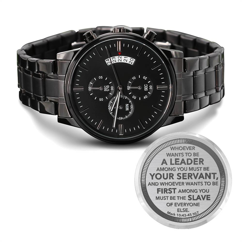 Whoever Wants to Be a Leader (Mark 10:43) – Men's Watch
