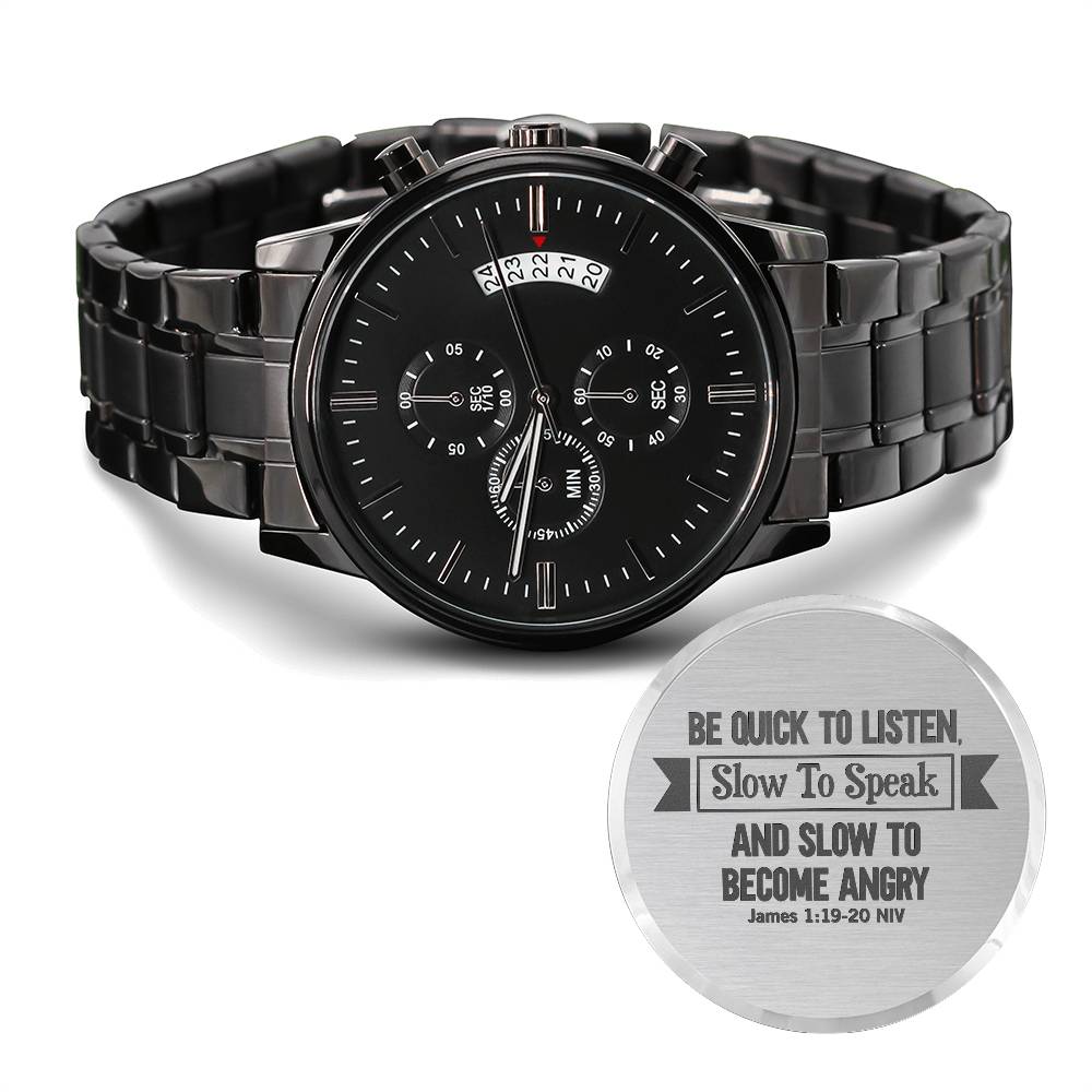 Be Quick to Listen (James 1:19-20) – Men's Watch