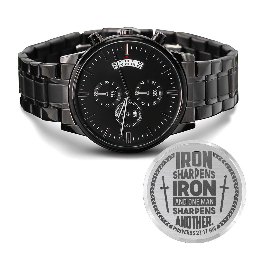 Iron Sharpens Iron (Proverbs 27:17) – Men's Watch
