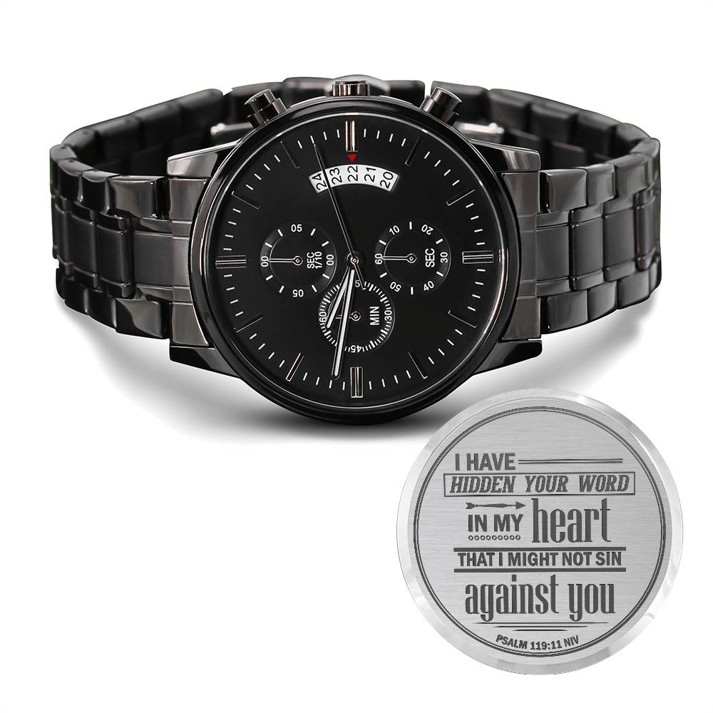 I Have Hidden Your Word (Psalm 119:11) – Men's Watch