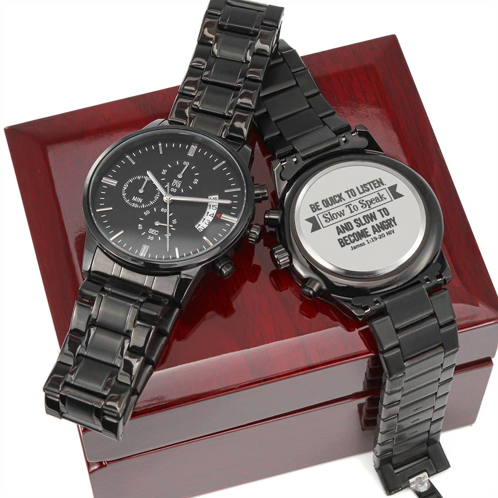 Be Quick to Listen (James 1:19-20) – Men's Watch