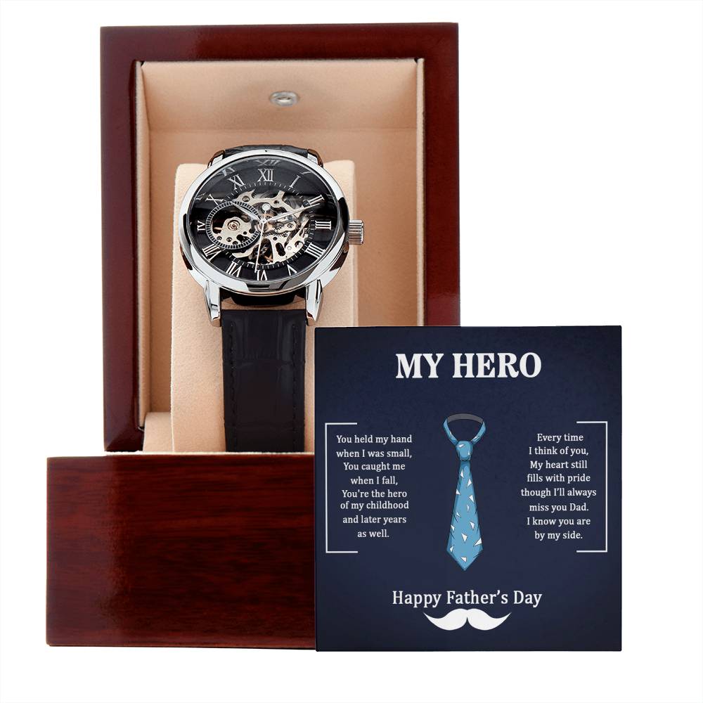My Hero Dad – Openwork Watch