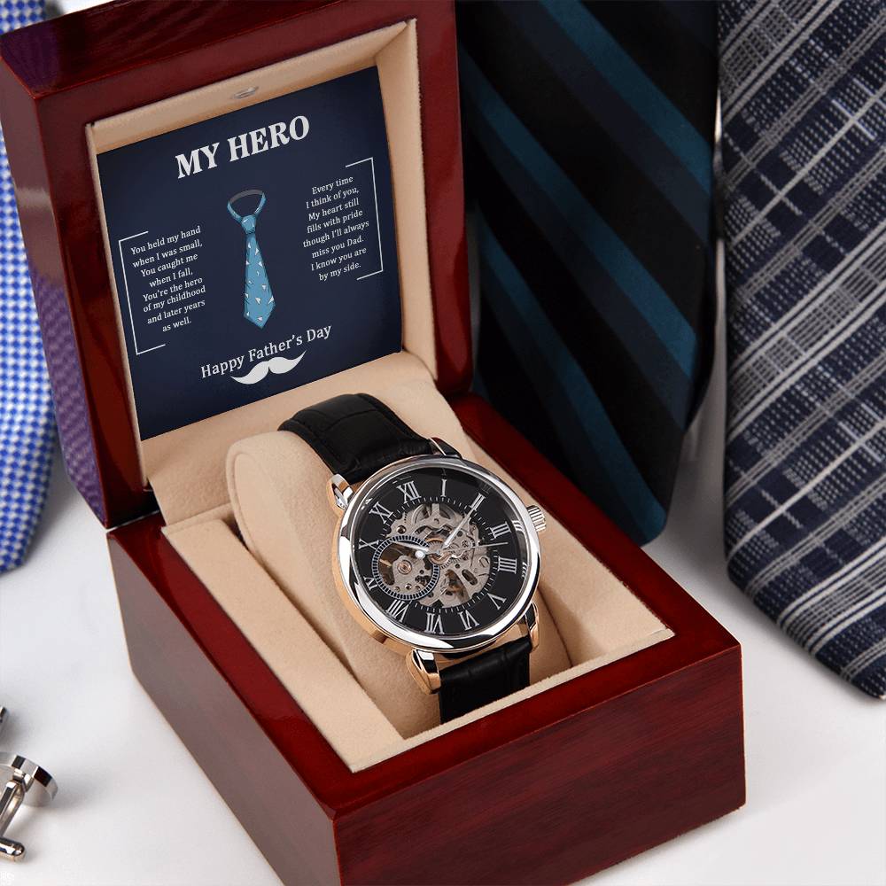 My Hero Dad – Openwork Watch