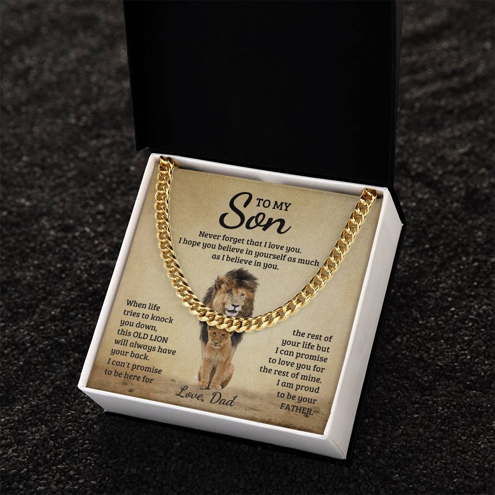 Never Forget – Cuban Link Chain