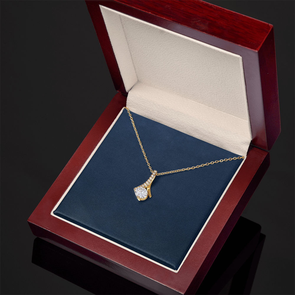 Alluring Beauty Necklace – Yellow & White Gold Variants