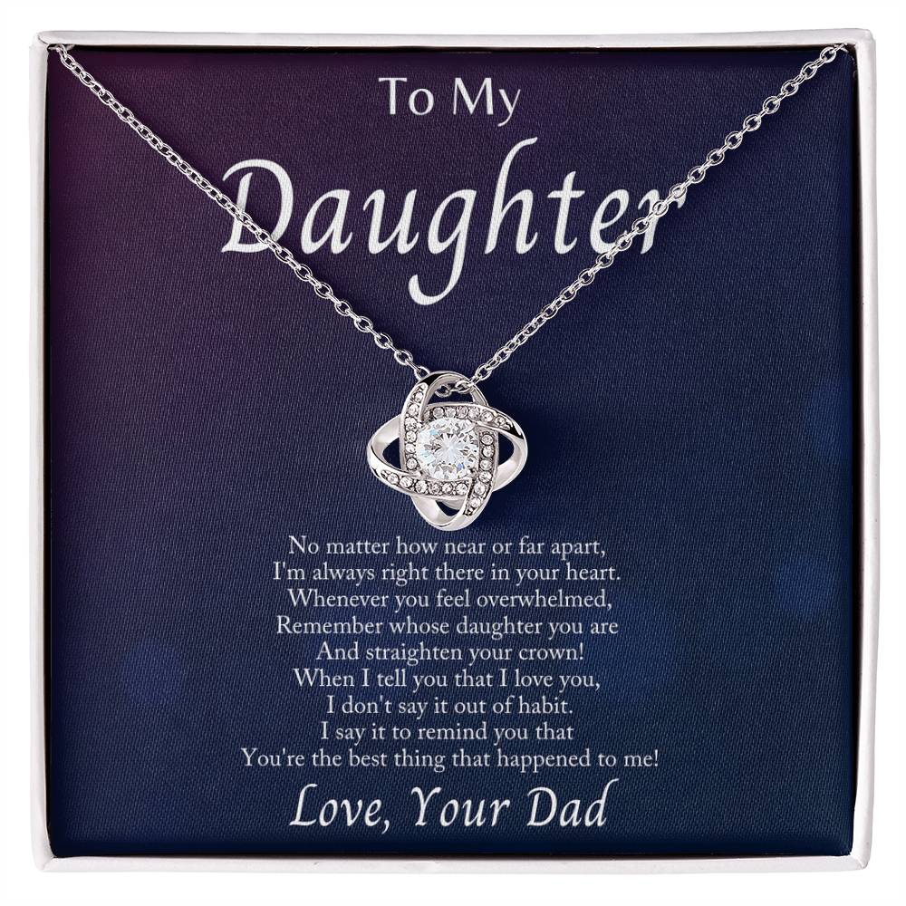 I'm Always With You – Love Knot Necklace