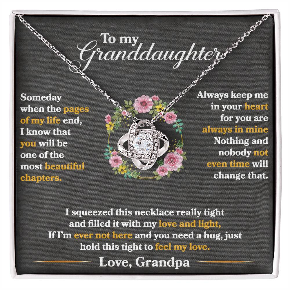 Keep Me In Your Heart – Love Knot Necklace