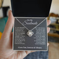 To My Soulmate – Love Knot Necklace
