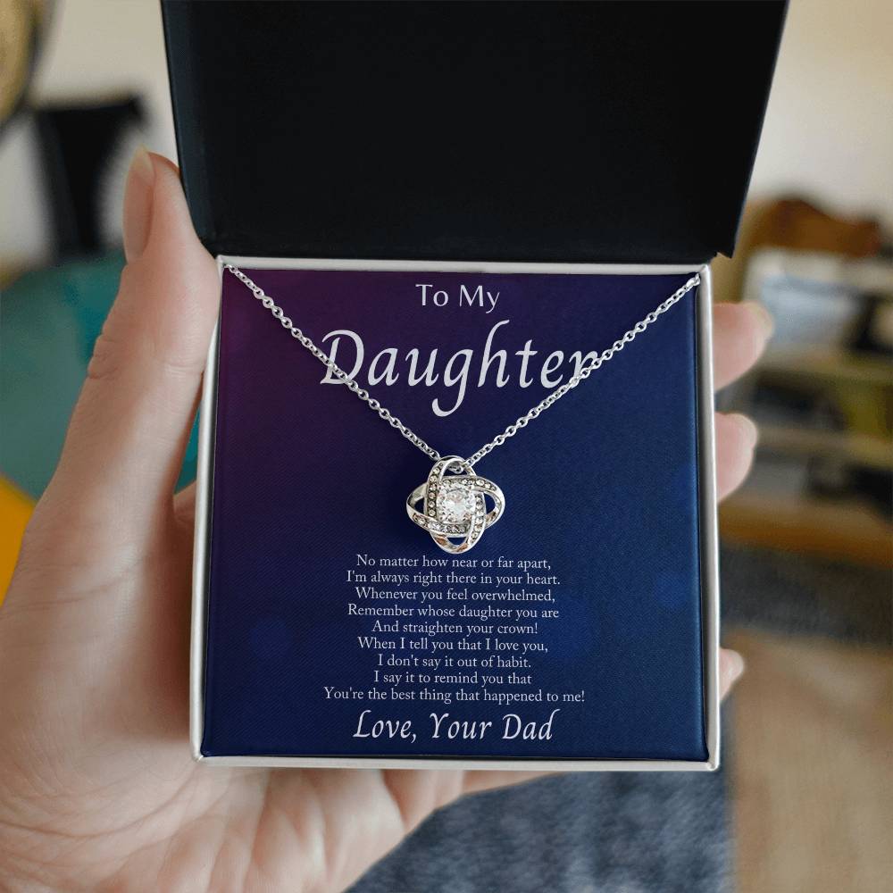 I'm Always With You – Love Knot Necklace