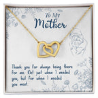 Thank You For Always Being There – Interlocking Hearts Necklace
