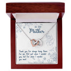 Thank You For Always Being There – Interlocking Hearts Necklace