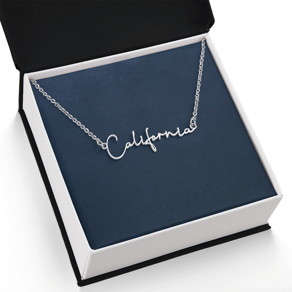Signature Name Necklace – MC