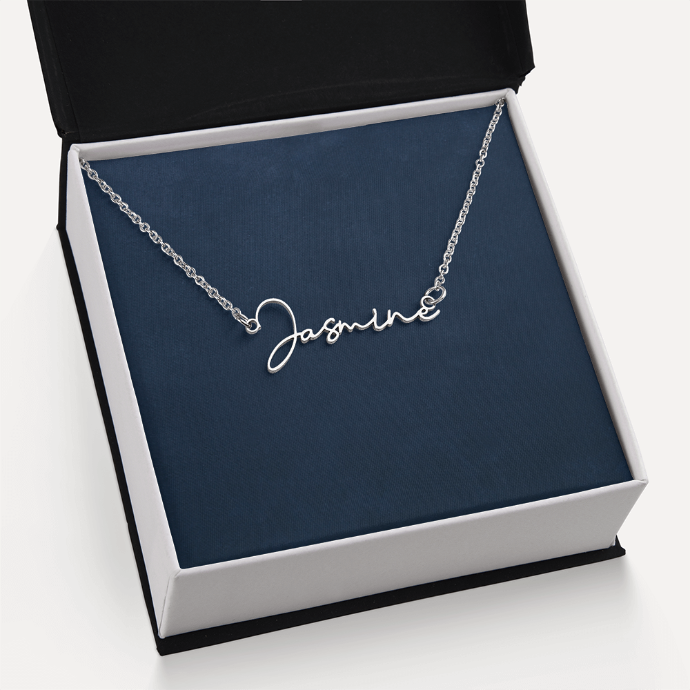 Signature Name Necklace – MC