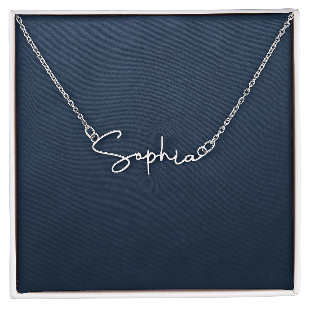 Signature Name Necklace – MC