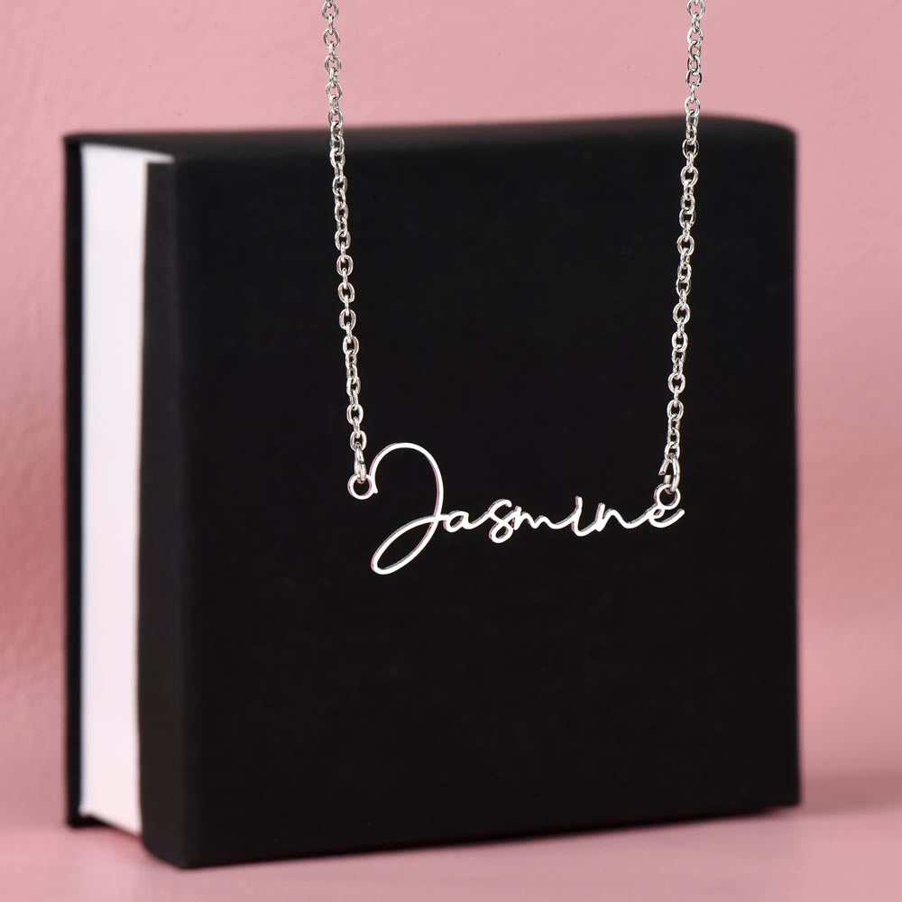 Signature Name Necklace – MC