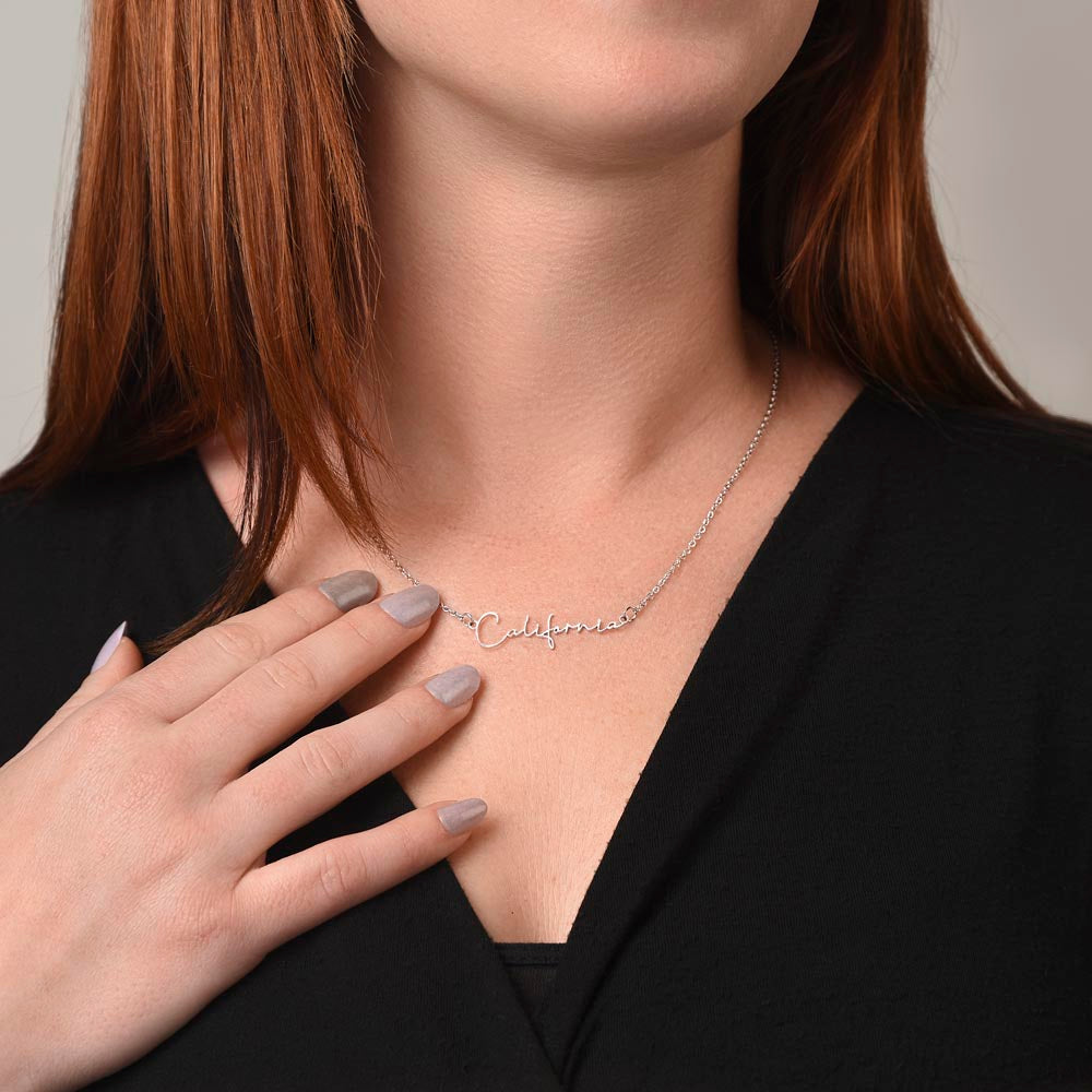 Signature Name Necklace – MC