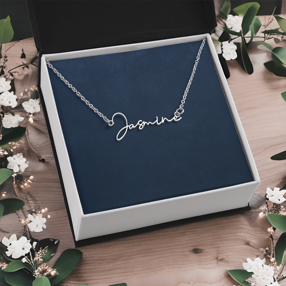 Signature Name Necklace – MC