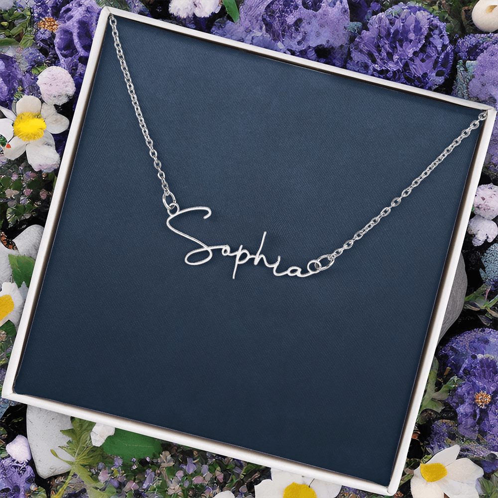 Signature Name Necklace – MC
