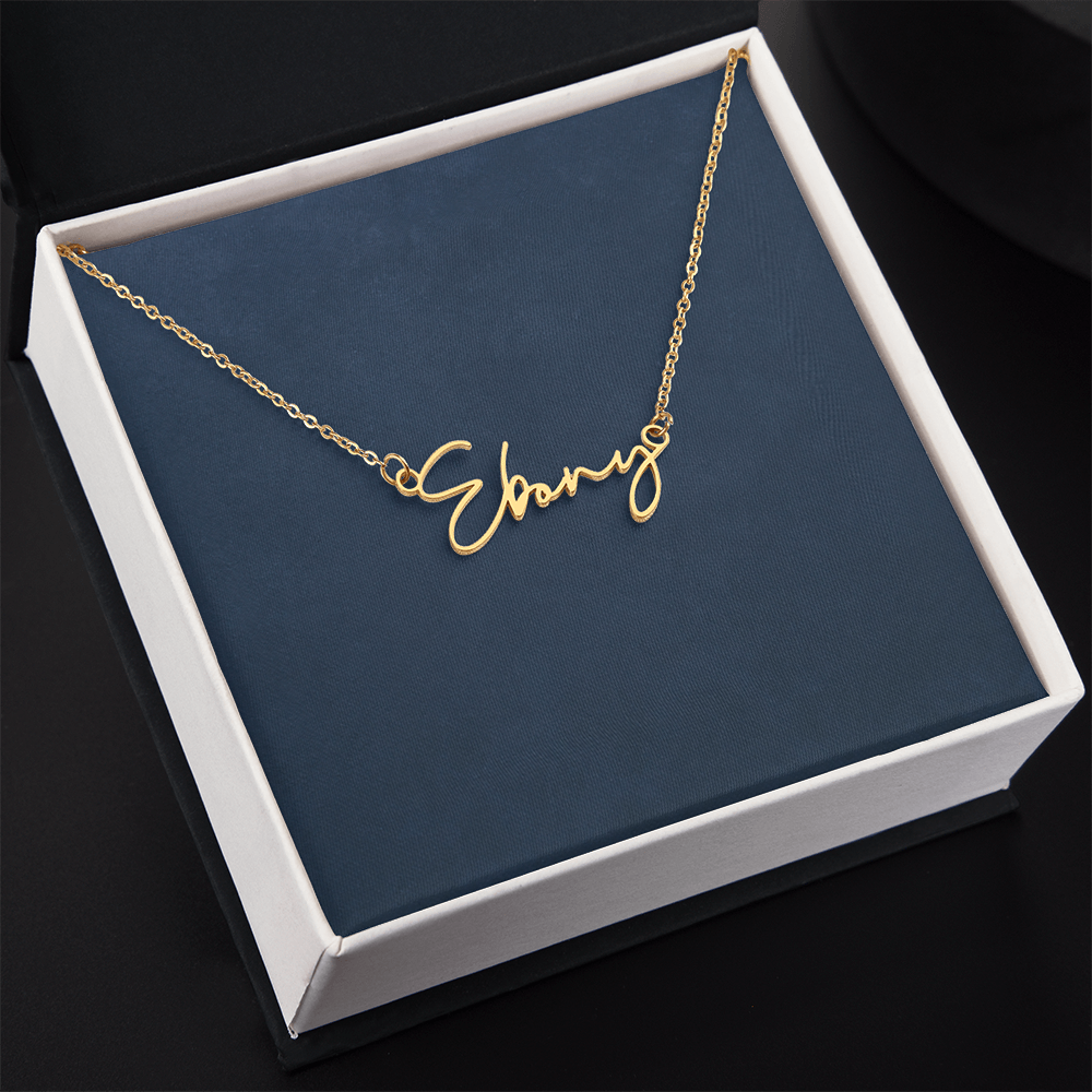 Signature Name Necklace – MC