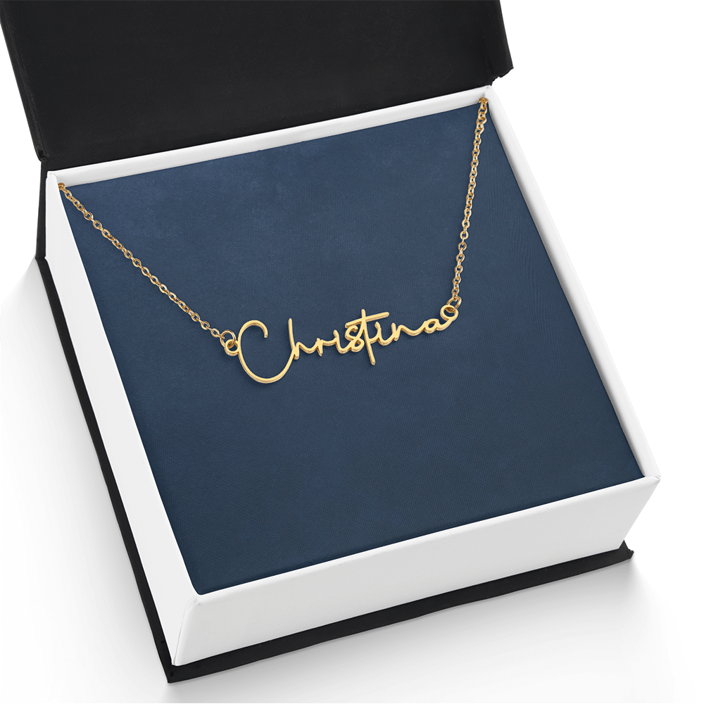 Signature Name Necklace – MC