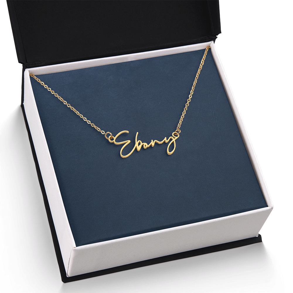 Signature Name Necklace – MC