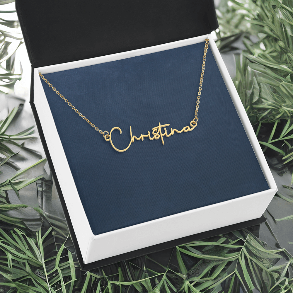 Signature Name Necklace – MC