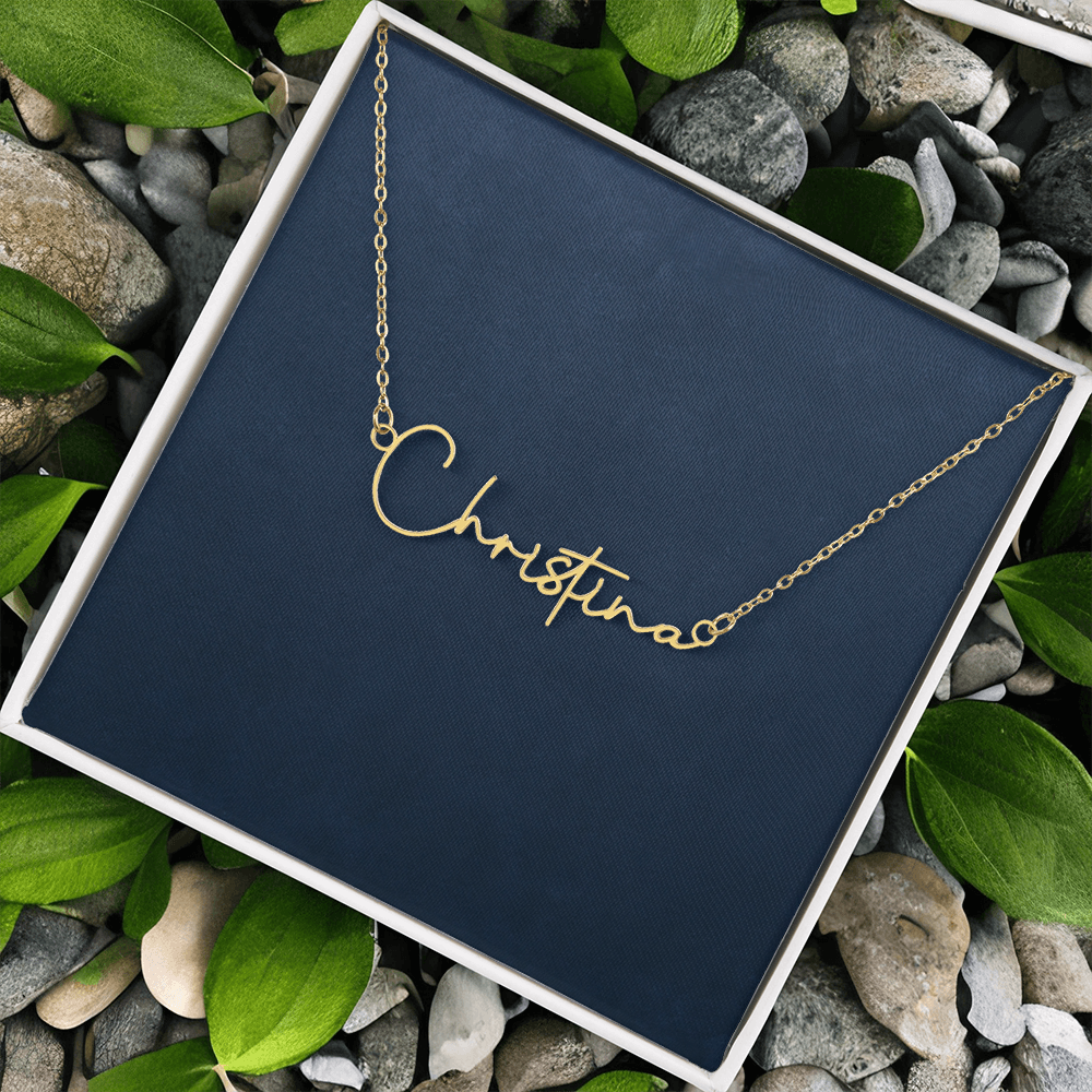 Signature Name Necklace – MC
