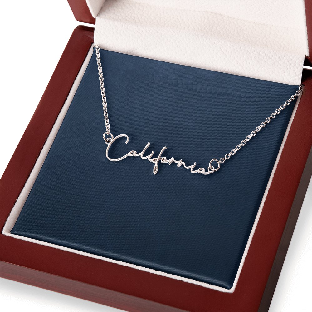 Signature Name Necklace – MC