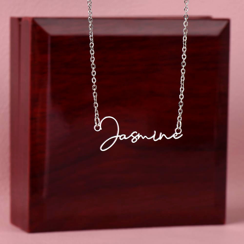 Signature Name Necklace – MC