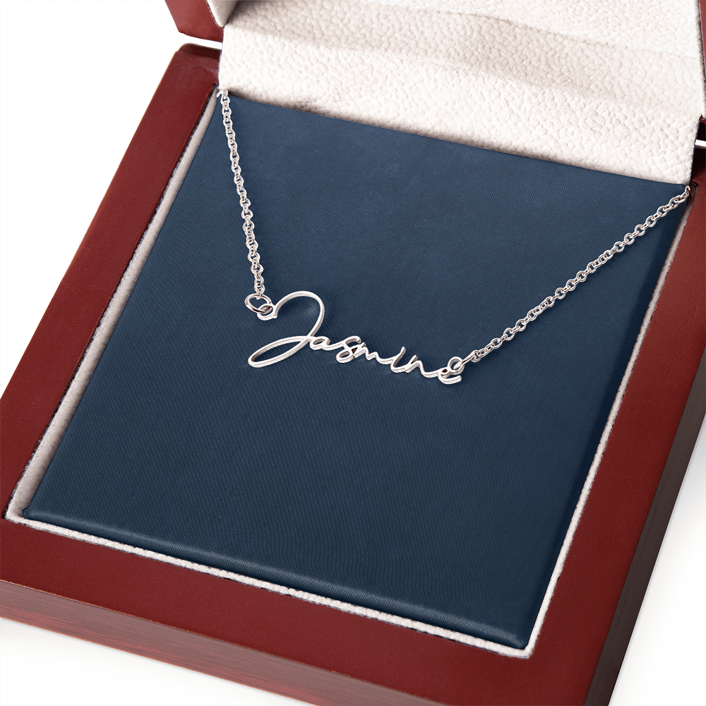 Signature Name Necklace – MC
