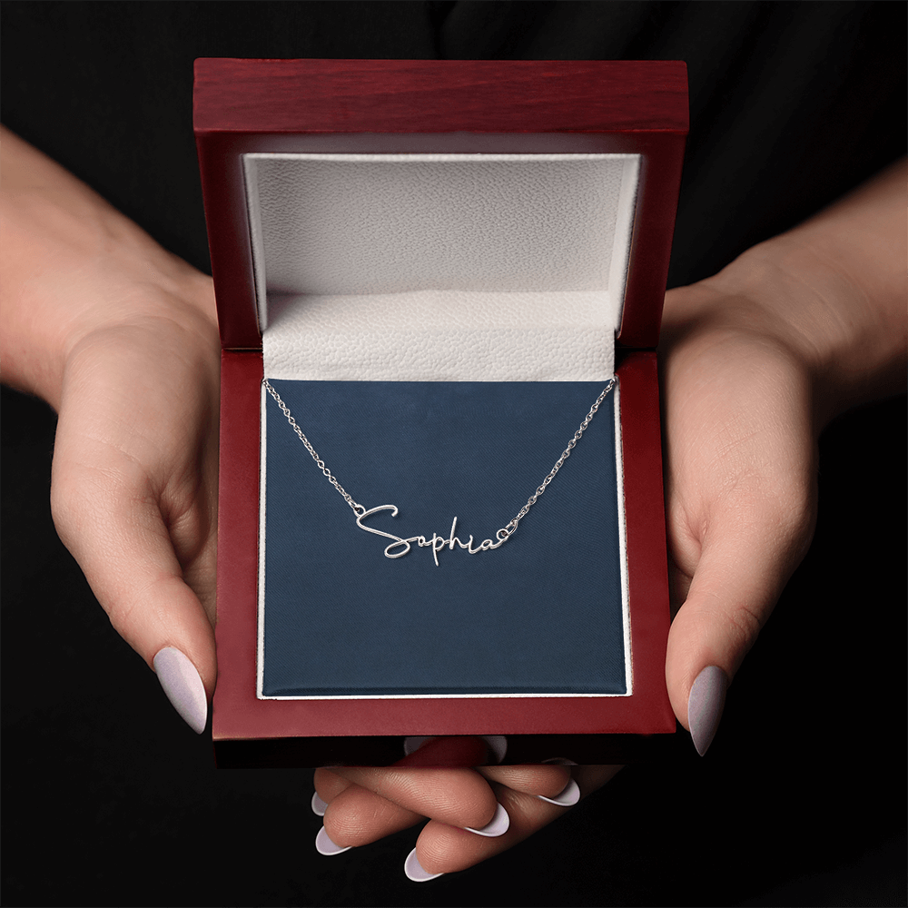 Signature Name Necklace – MC