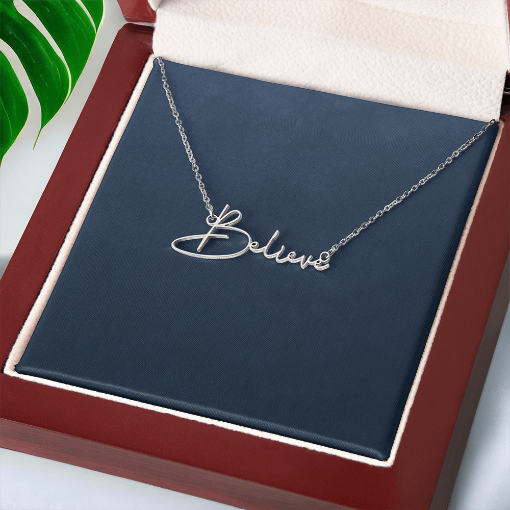 Signature Name Necklace – MC