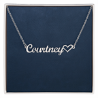 Heart Name Necklace