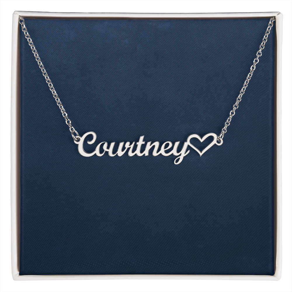 Heart Name Necklace