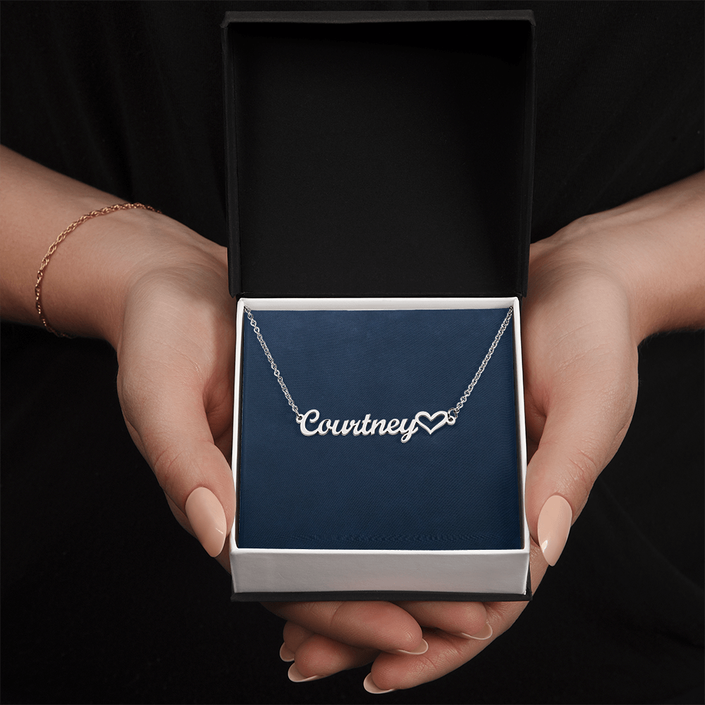 Heart Name Necklace