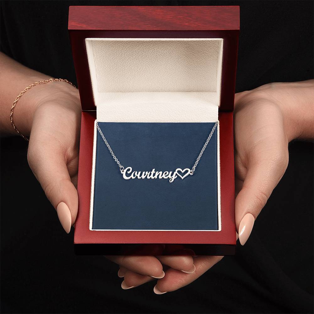Heart Name Necklace