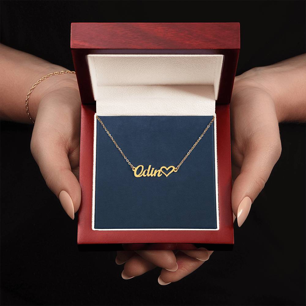 Heart Name Necklace