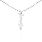 Classic Vertical Name Necklace