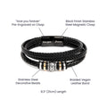 Your Love is not Just a Feeling – Means Leather Bracelet