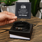 Your Smile – Mens Leather Bracelet