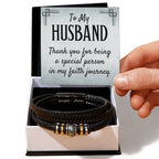 Being Special – Mens Leather Bracelet