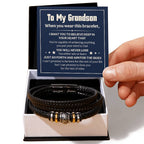 Love You Forever Will Never Lose (To My Grandson) – Bracelet
