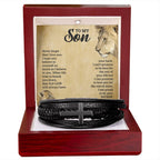 To My Son – Cross Bracelet