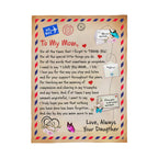 To My Mom Thank You – Coral Fleece Blanket