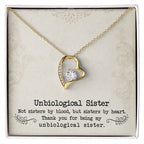 Unbiological Sister – Forever Love Necklace