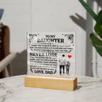 To My Daughter Promise – Acrylic Square