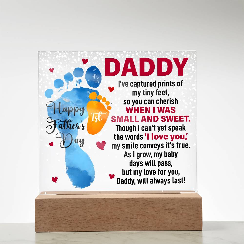 When I Was Small and Sweet – Acrylic Square